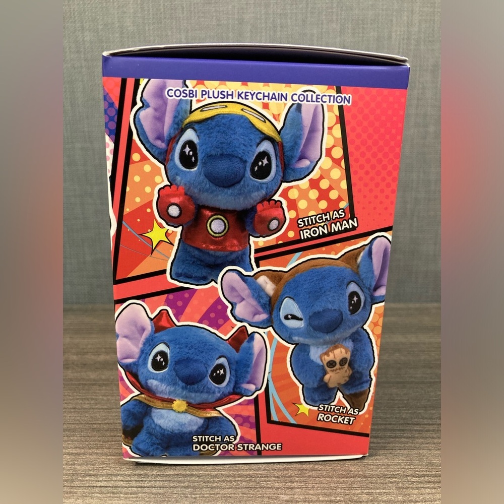 Disney Marvel Stitch Plush Keychain Blind Box- Confirmed Ironman - Picture 11 of 15